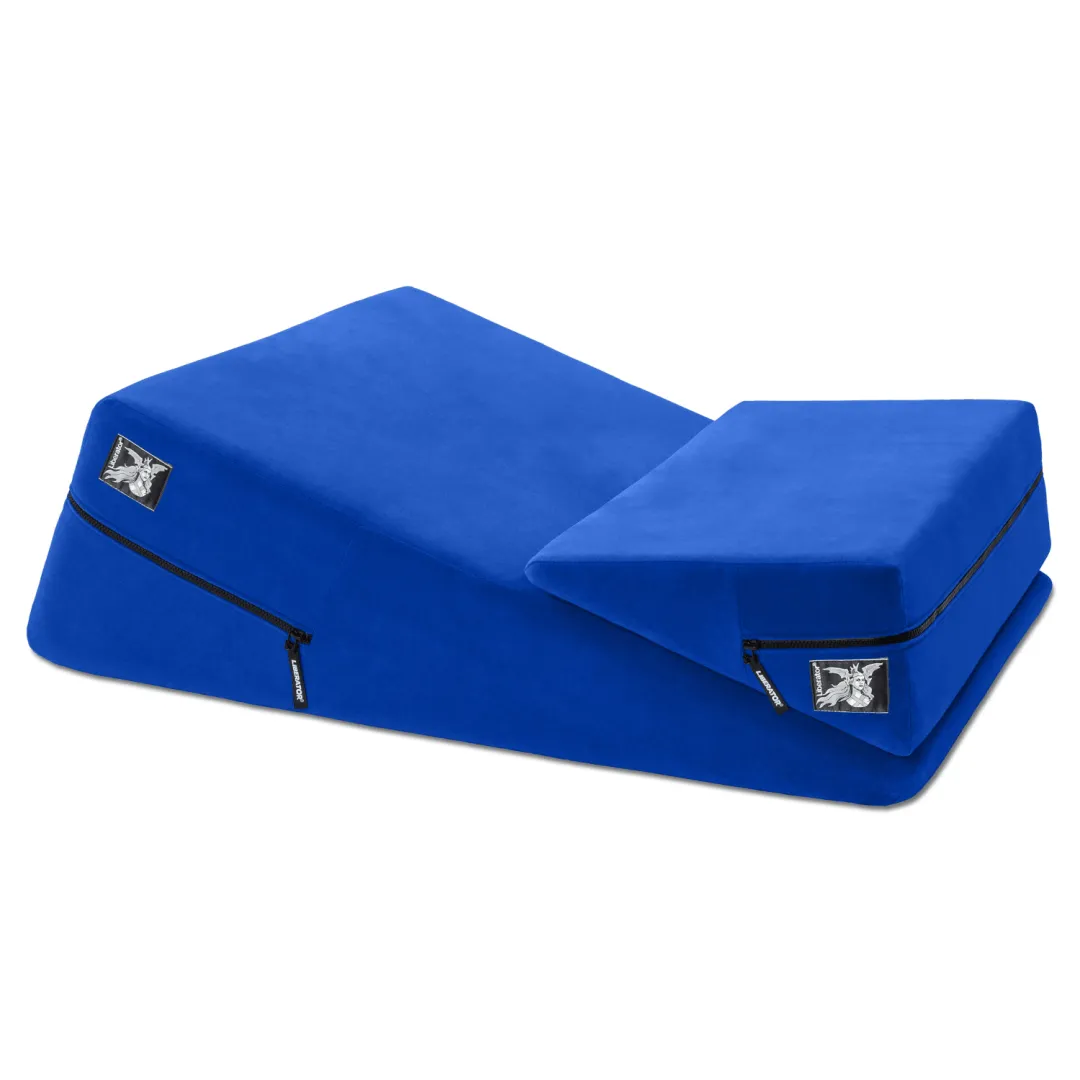 Liberator Wedge and Ramp Combo Sex Positioning Cushion - Blue