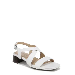 LifeStride Womens Jordan Strappy Heeled Sandals Bright White 10 W