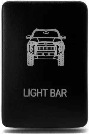 Light Bar Switch for 5th Gen 4Runner Blue Push Button 32mm