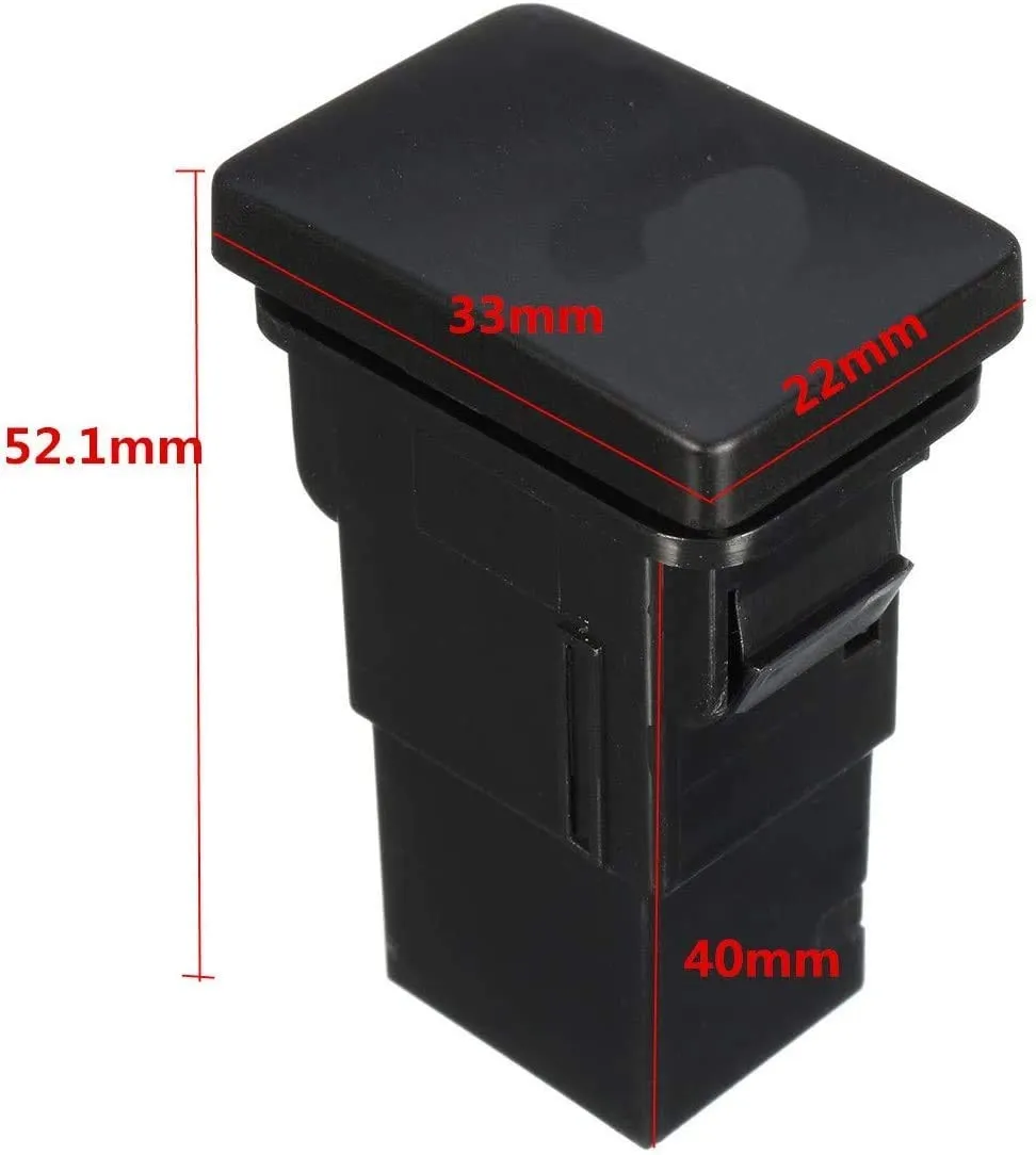 Light Bar Switch for 5th Gen 4Runner Blue Push Button 32mm