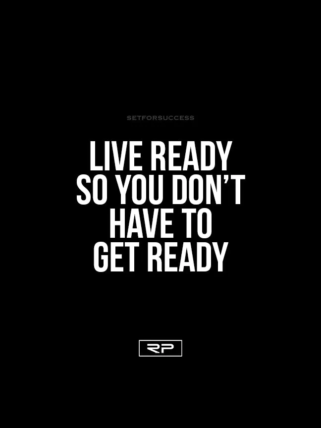 Live Ready - 18x24 Poster