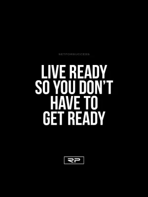 Live Ready - 18x24 Poster