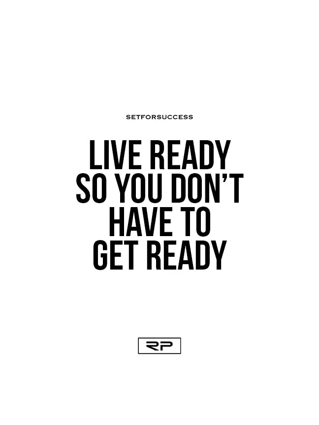 Live Ready - 18x24 Poster