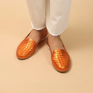 LOAFER - METALLIC ORANGE