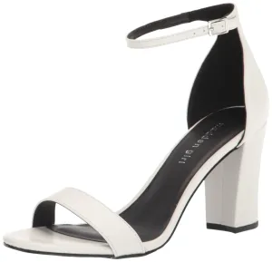 Madden Girl Women's Beella Heeled Sandal, White Paris, 9