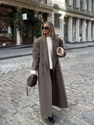 Marais Coat | Long Oversized Coat for Effortless Chic