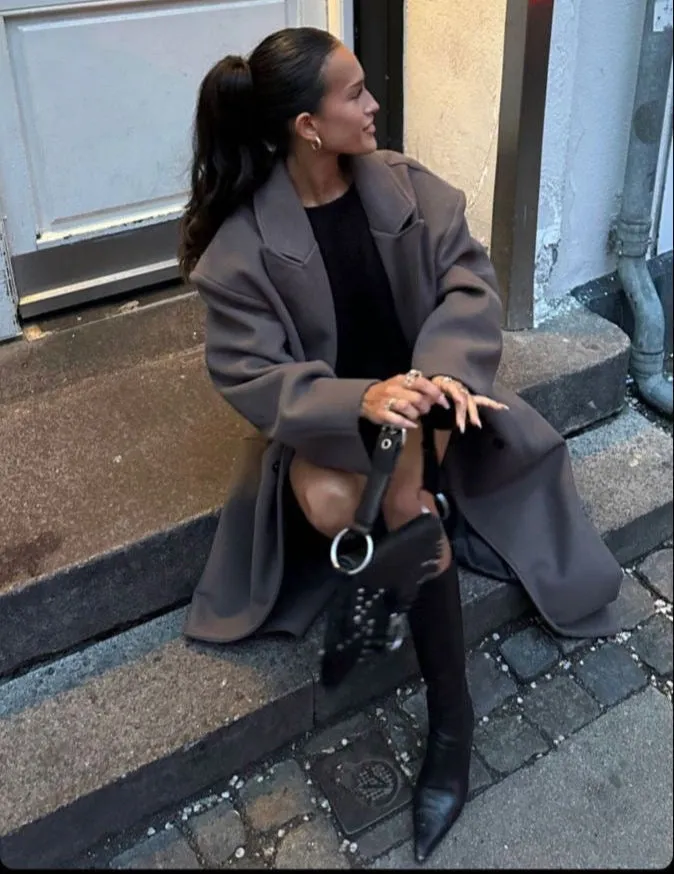 Marais Coat | Long Oversized Coat for Effortless Chic
