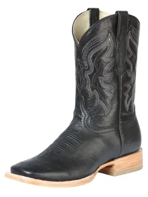 Men's Original Ostrich Belly Exotic Western Cowboy Boots '100 Años' 43519