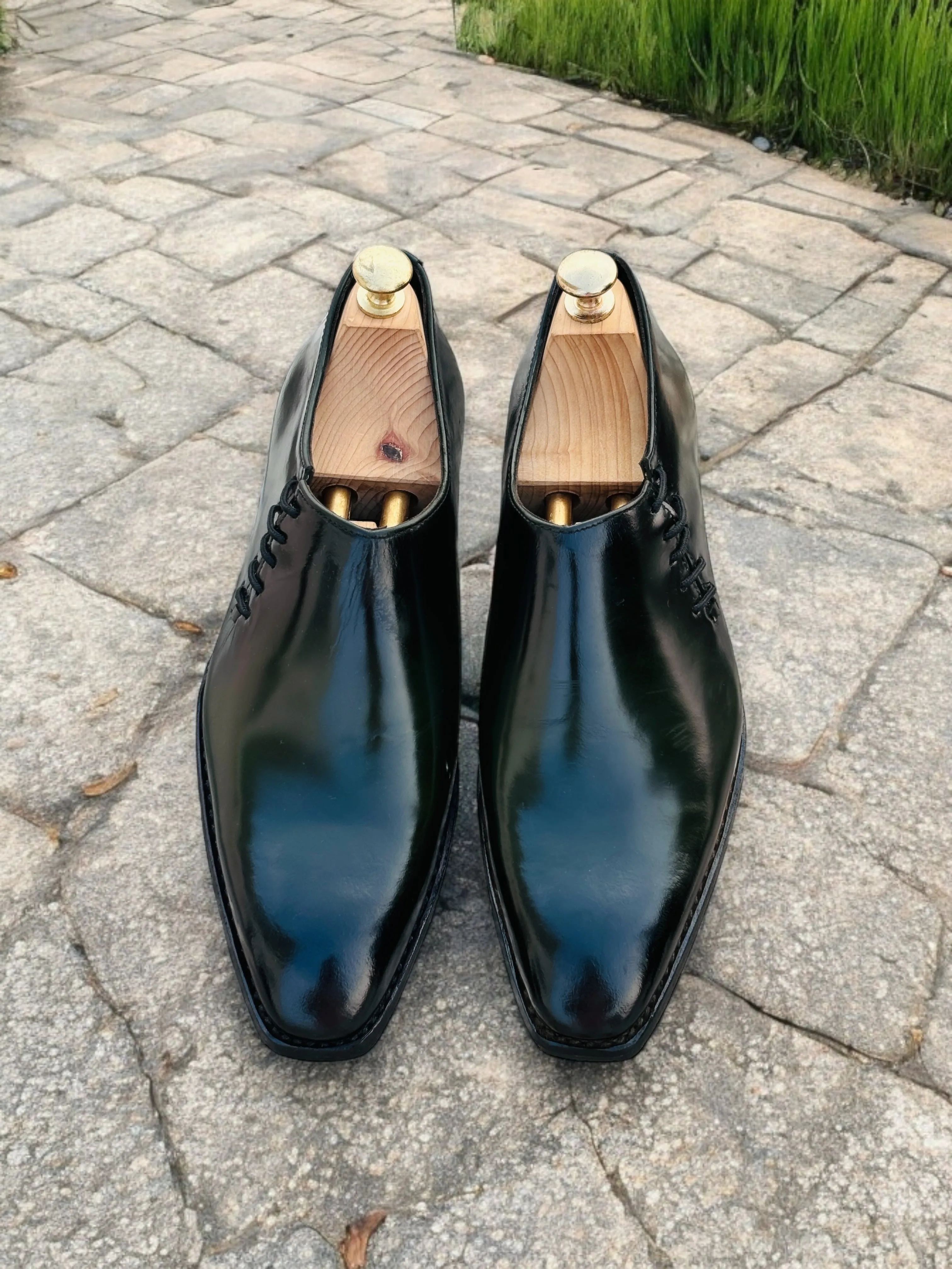 Midnight Opera – Glossed Leather Loafers