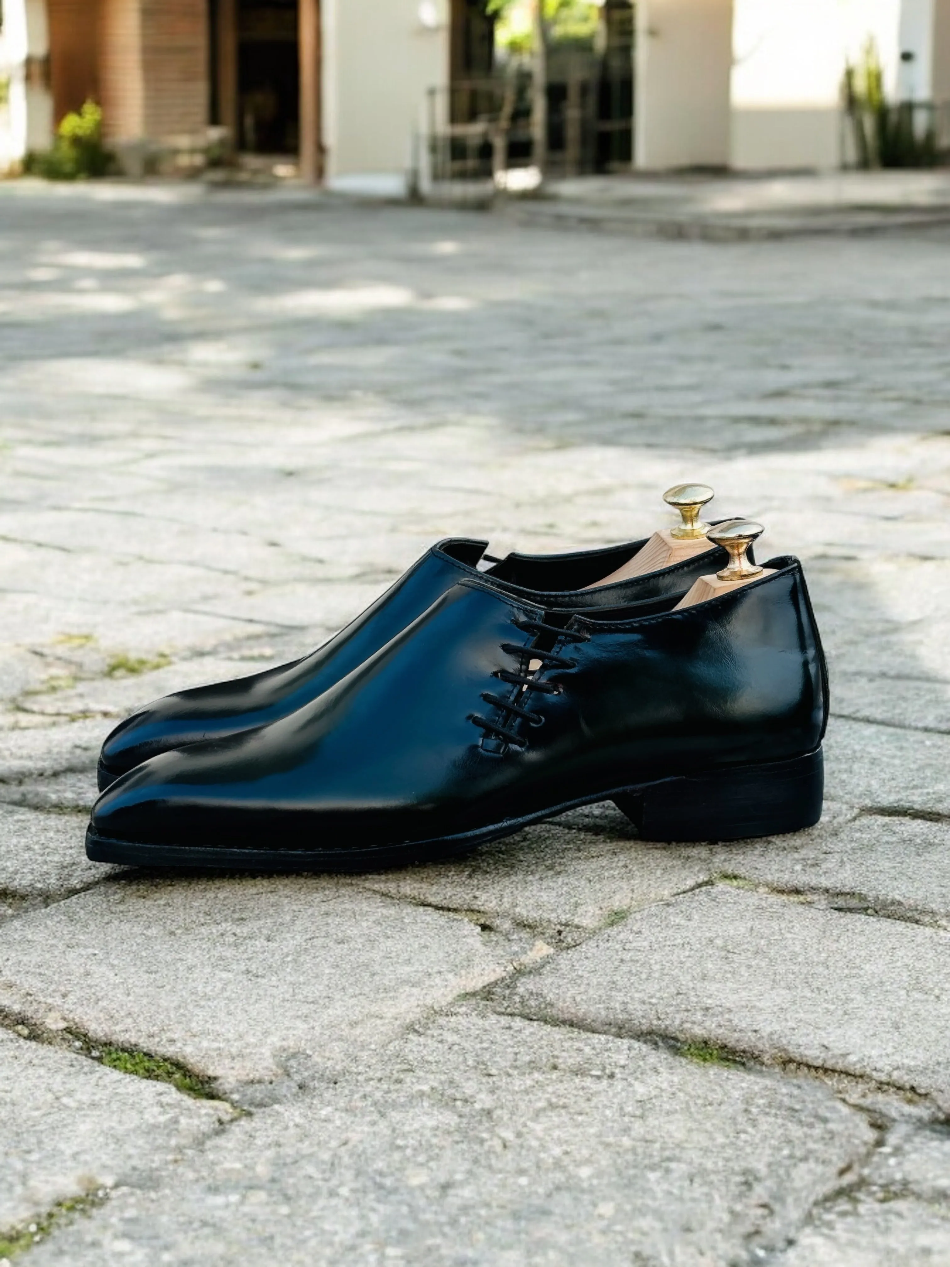 Midnight Opera – Glossed Leather Loafers