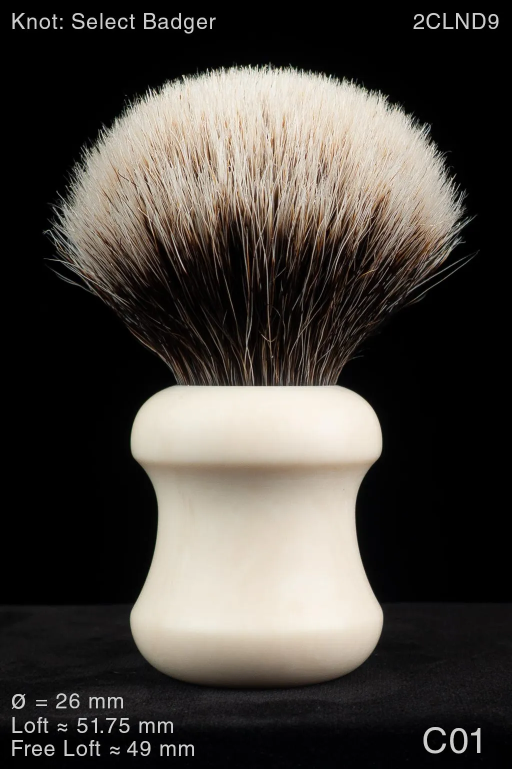 Moe 26 mm Satin Ivory