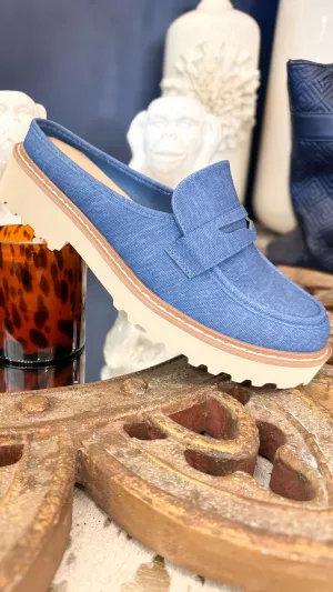 Mora Loafer Shoe/Blue
