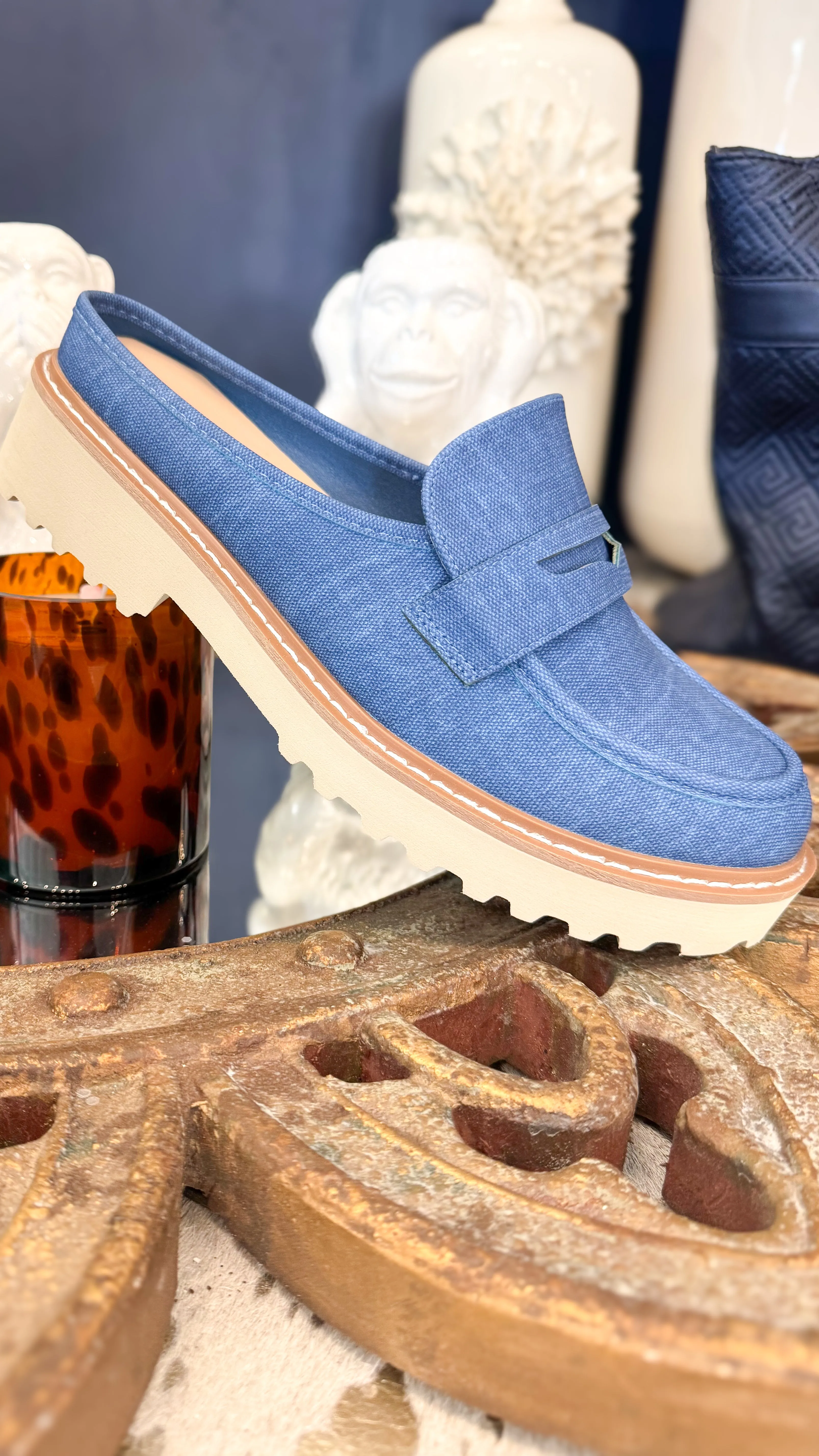 Mora Loafer Shoe/Blue