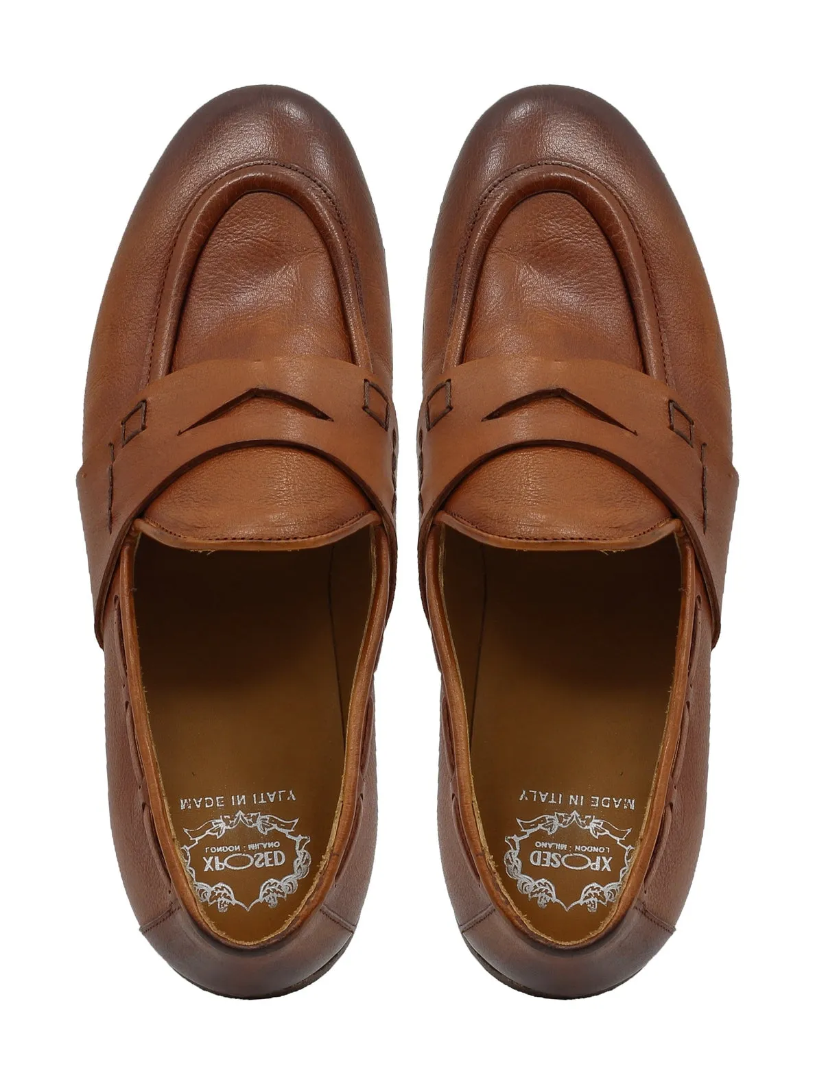 NAPLES 01 - TAN PENNY LOAFER