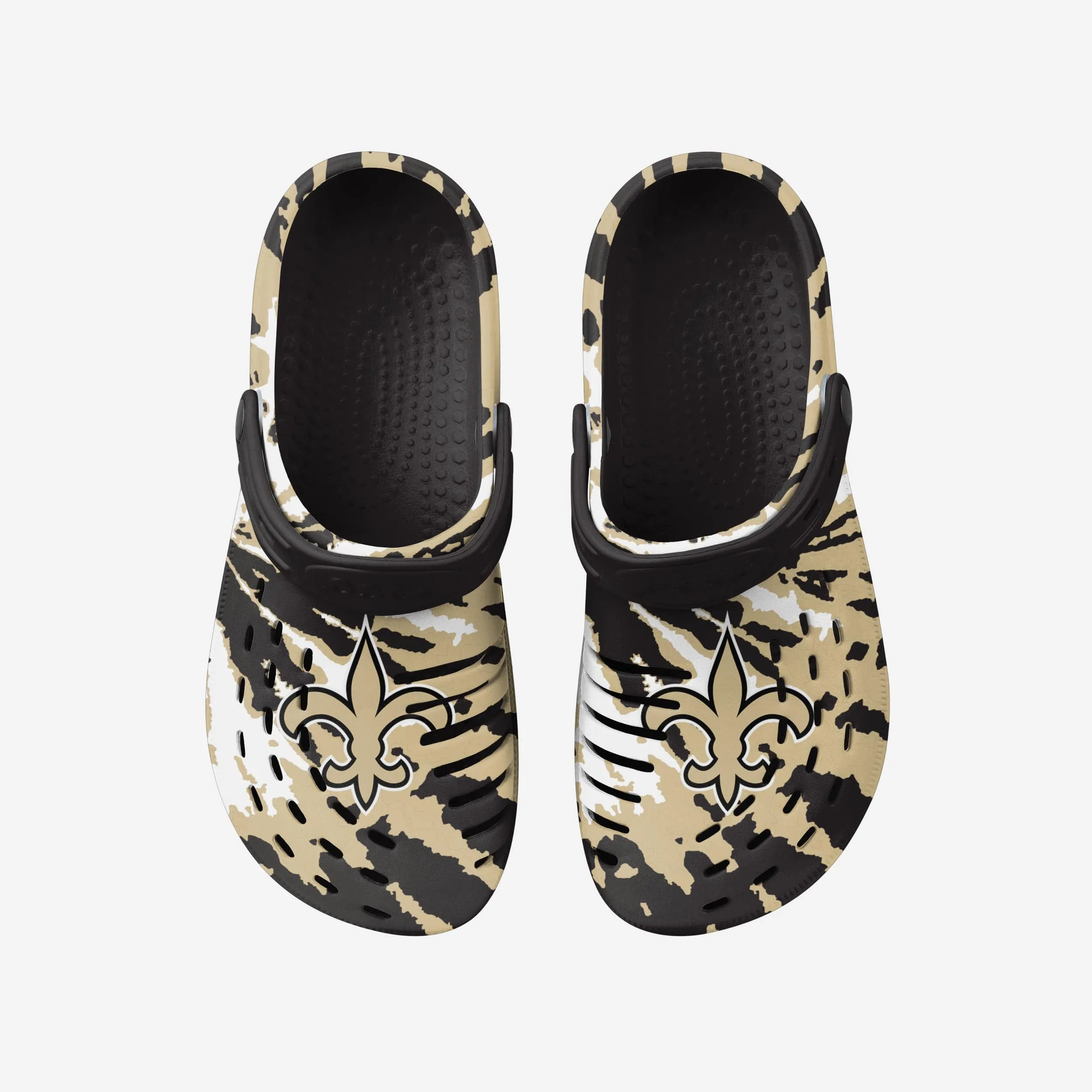 New Orleans Saints Tie-Dye Clog With Strap