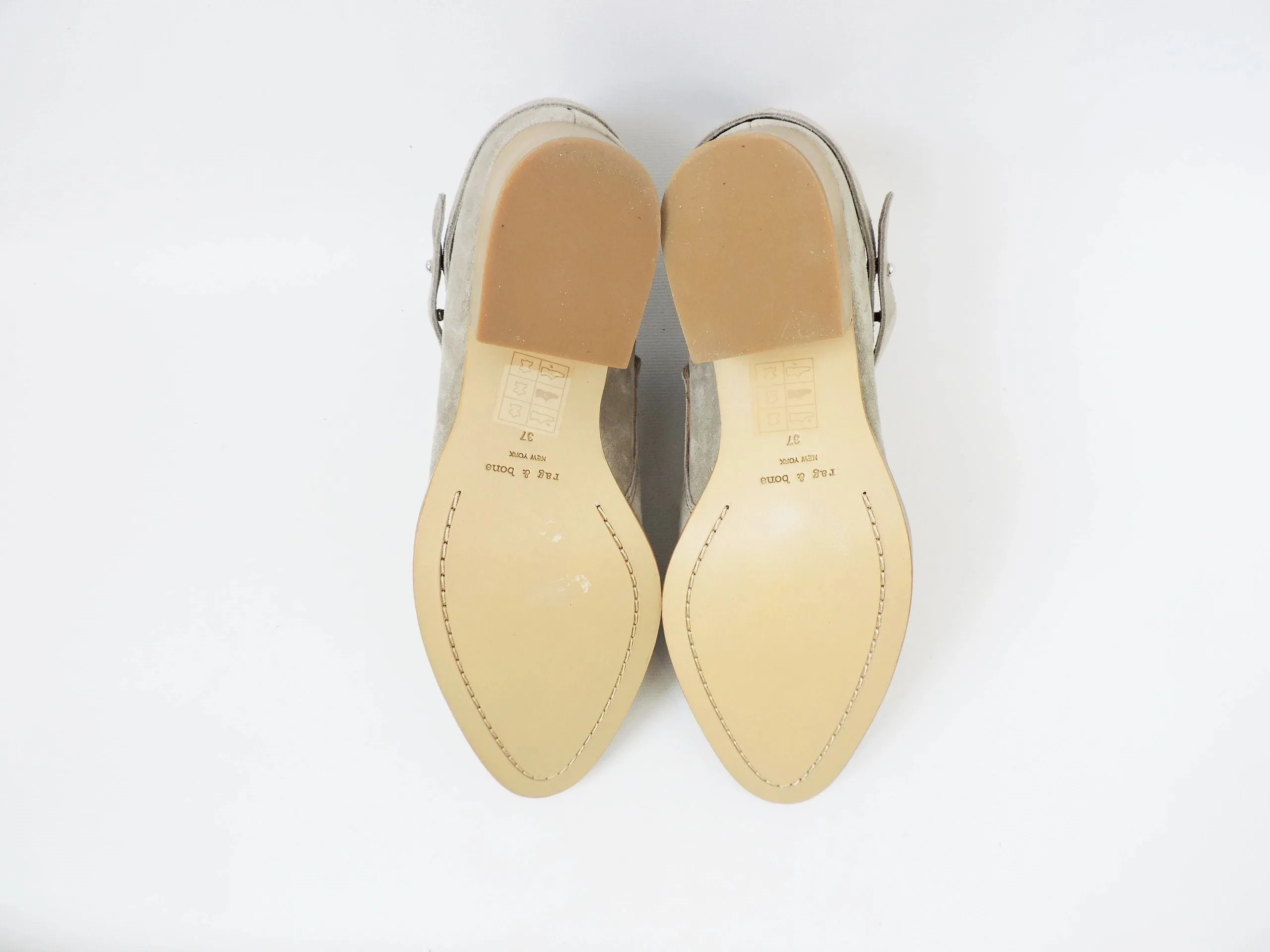 NEW Rag & Bone Harley Belted Suede Bootie Size 37 It (7 Us)