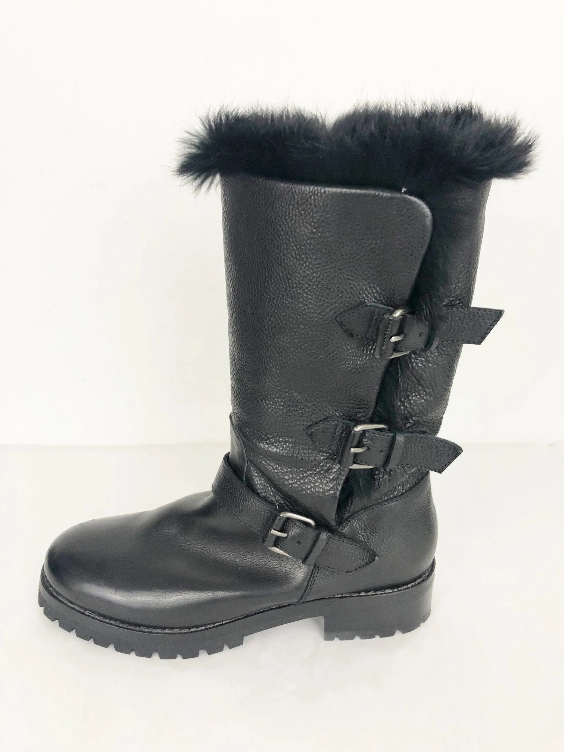 NEW Sartore Fur Lined Boots Size 7