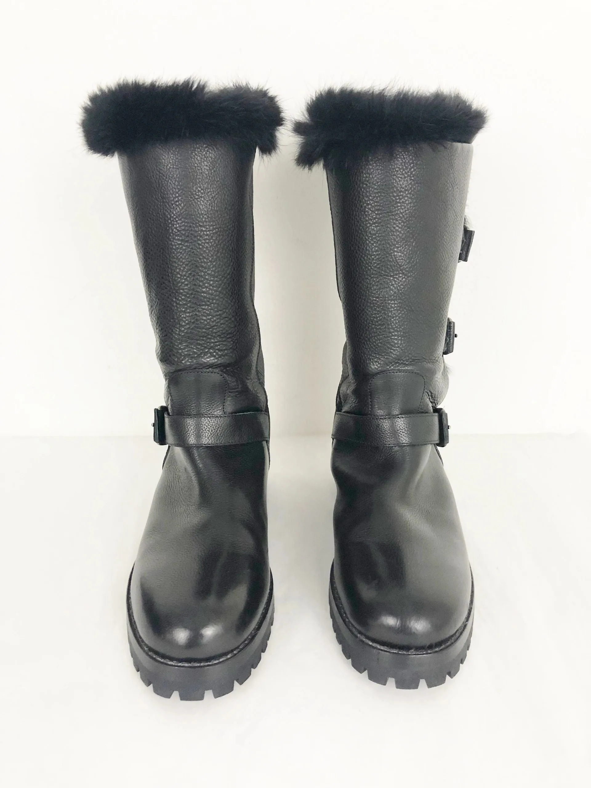NEW Sartore Fur Lined Boots Size 7