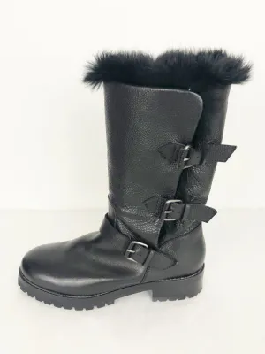 NEW Sartore Fur Lined Boots Size 7