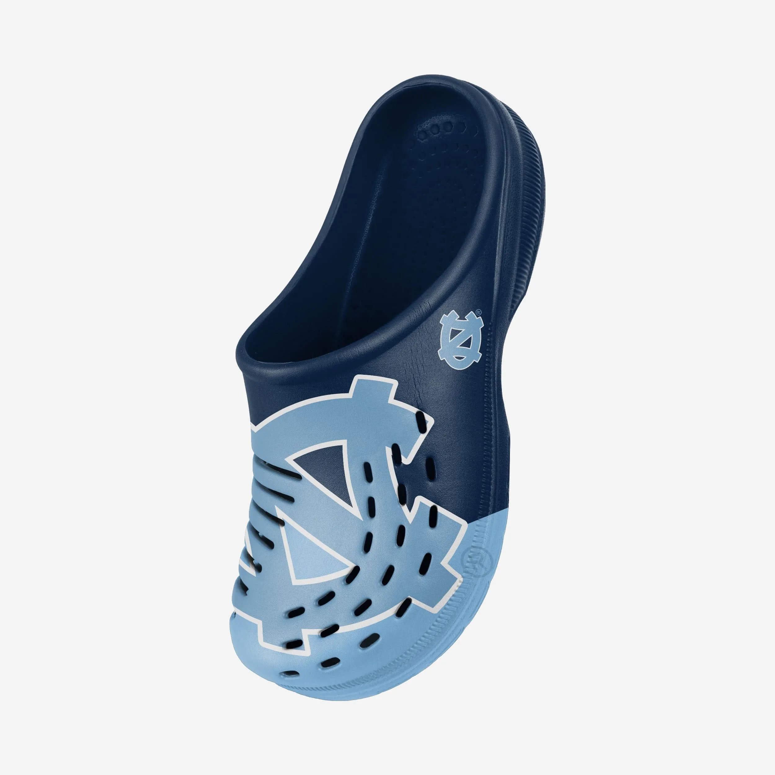 North Carolina Tar Heels Colorblock Big Logo Clog
