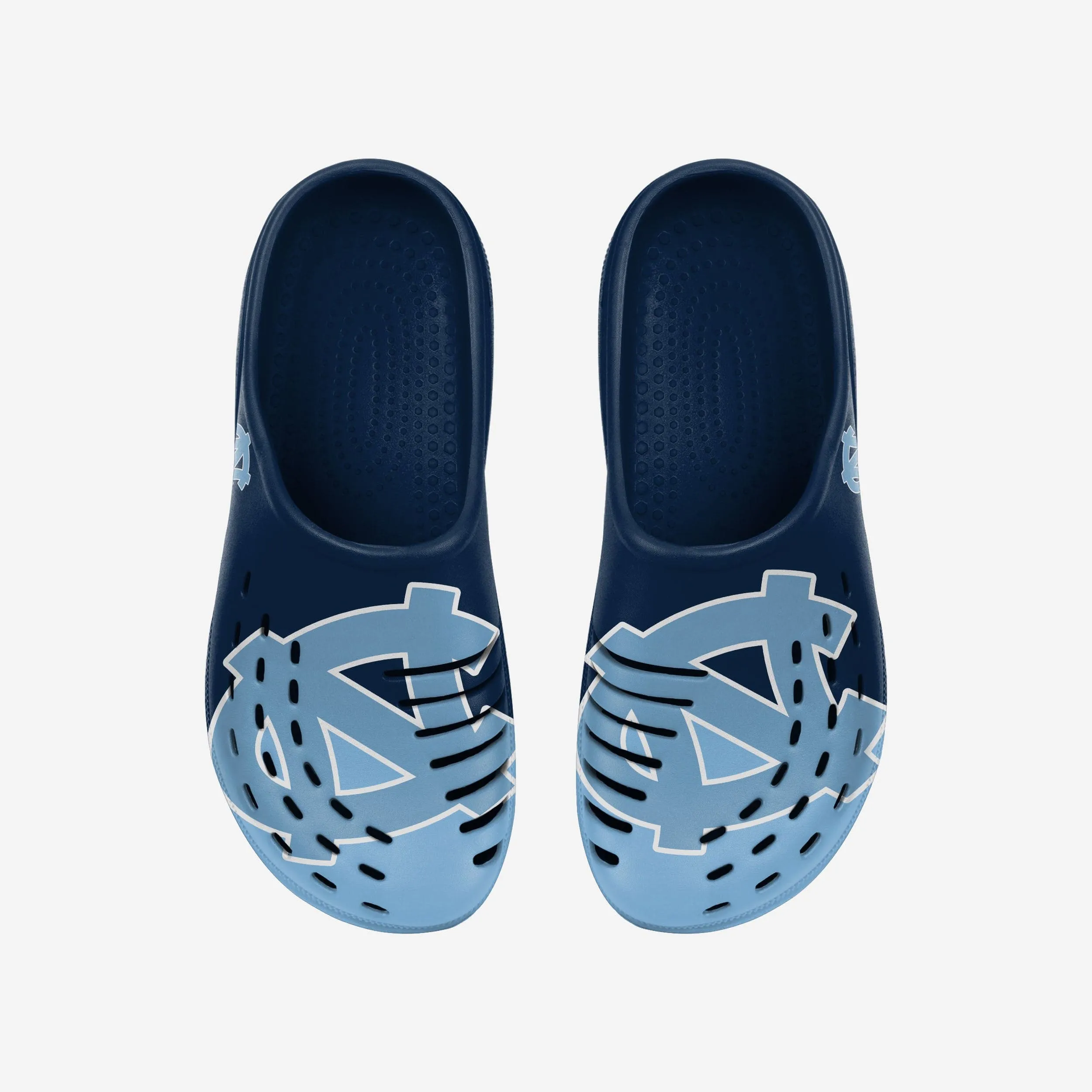 North Carolina Tar Heels Colorblock Big Logo Clog
