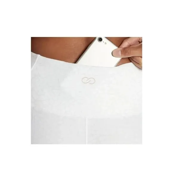 NWT Calia White High Rise Bike Shorts 10” Inseam Fitted Silhouette Size Small