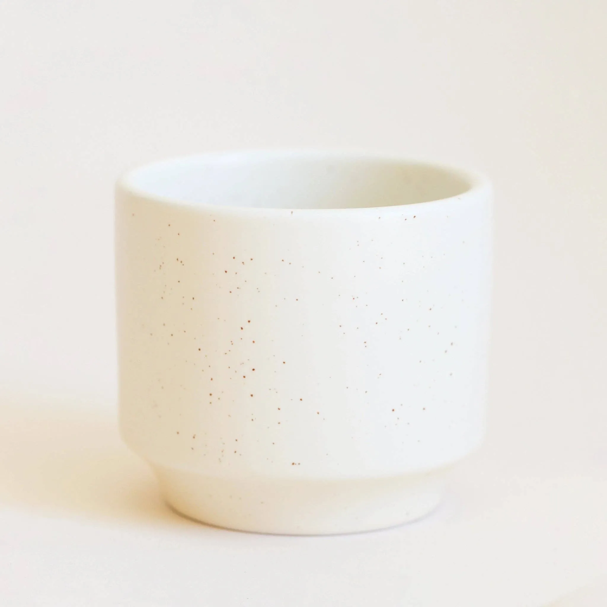 Parker Planter | Vintage White Speckle: 4.5 inch
