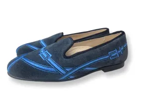 Pas CI3400 Blue Rope Loafer Girls
