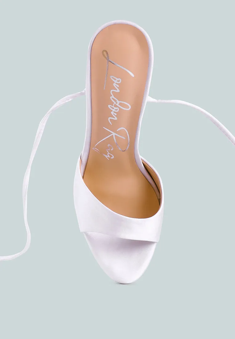 Passion Fruit Dramatic Platform Lace-Up Heel Sandals By Ruw