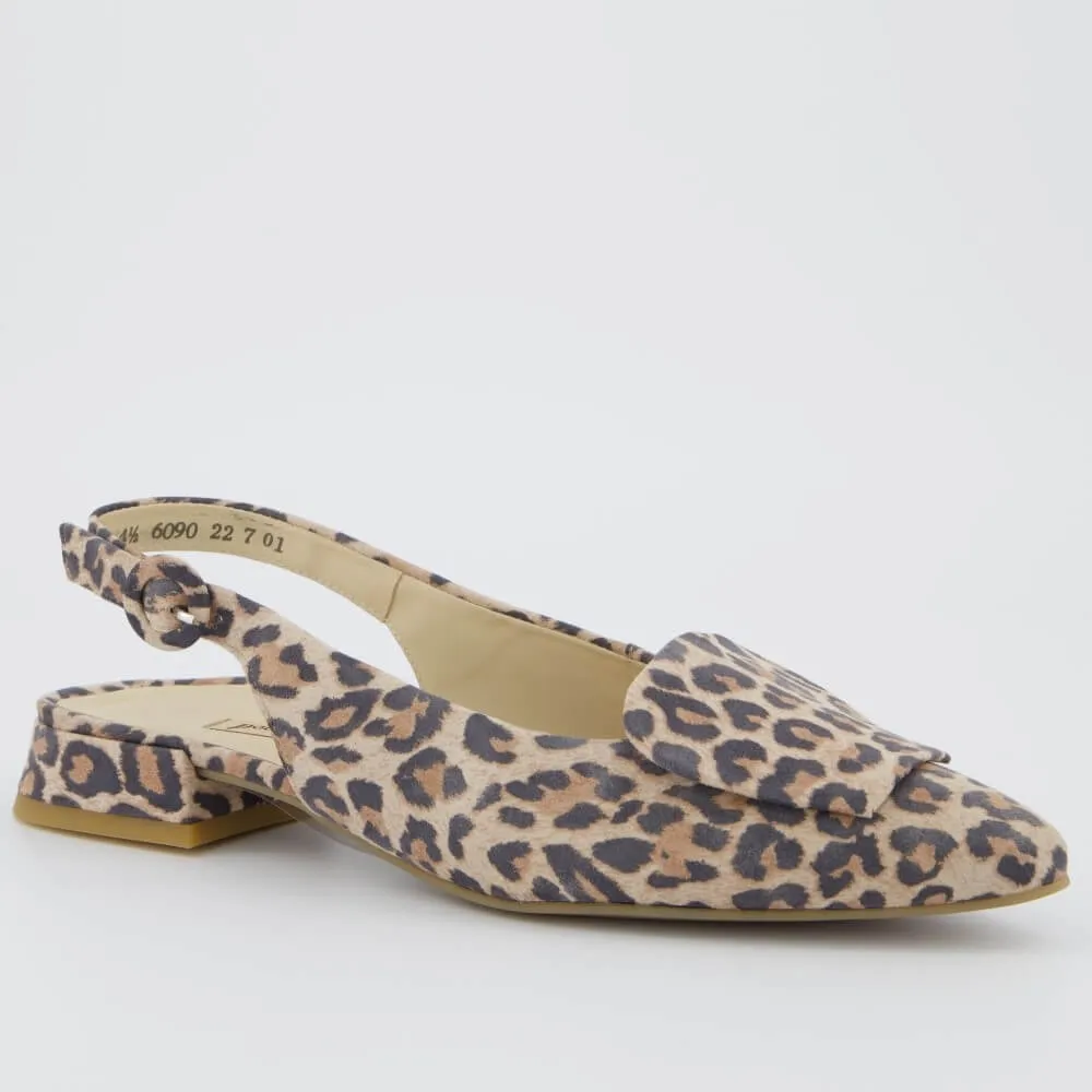 Paul Green Slingback 6090-LEOPARD