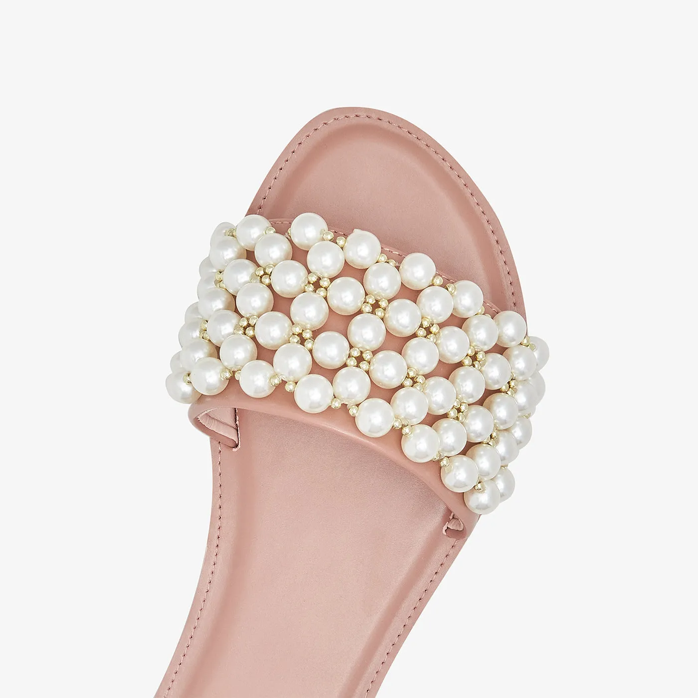 Pearl Embellished Chappal