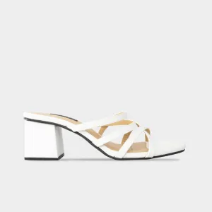 Pearl Mules (White)