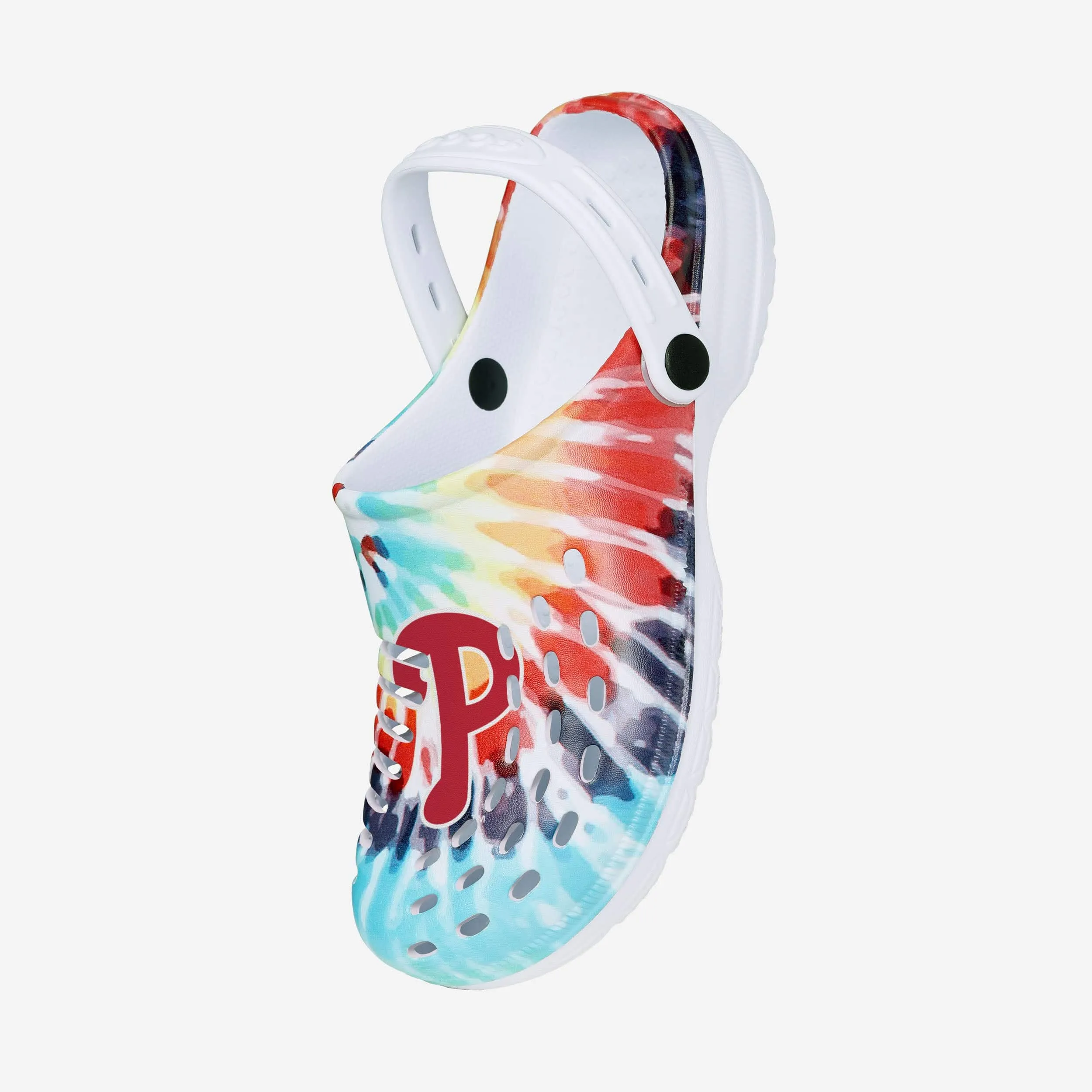 Philadelphia Phillies Womens Tie-Dye Clog With Strap