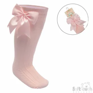 Pink Knee High Socks (0-24M)