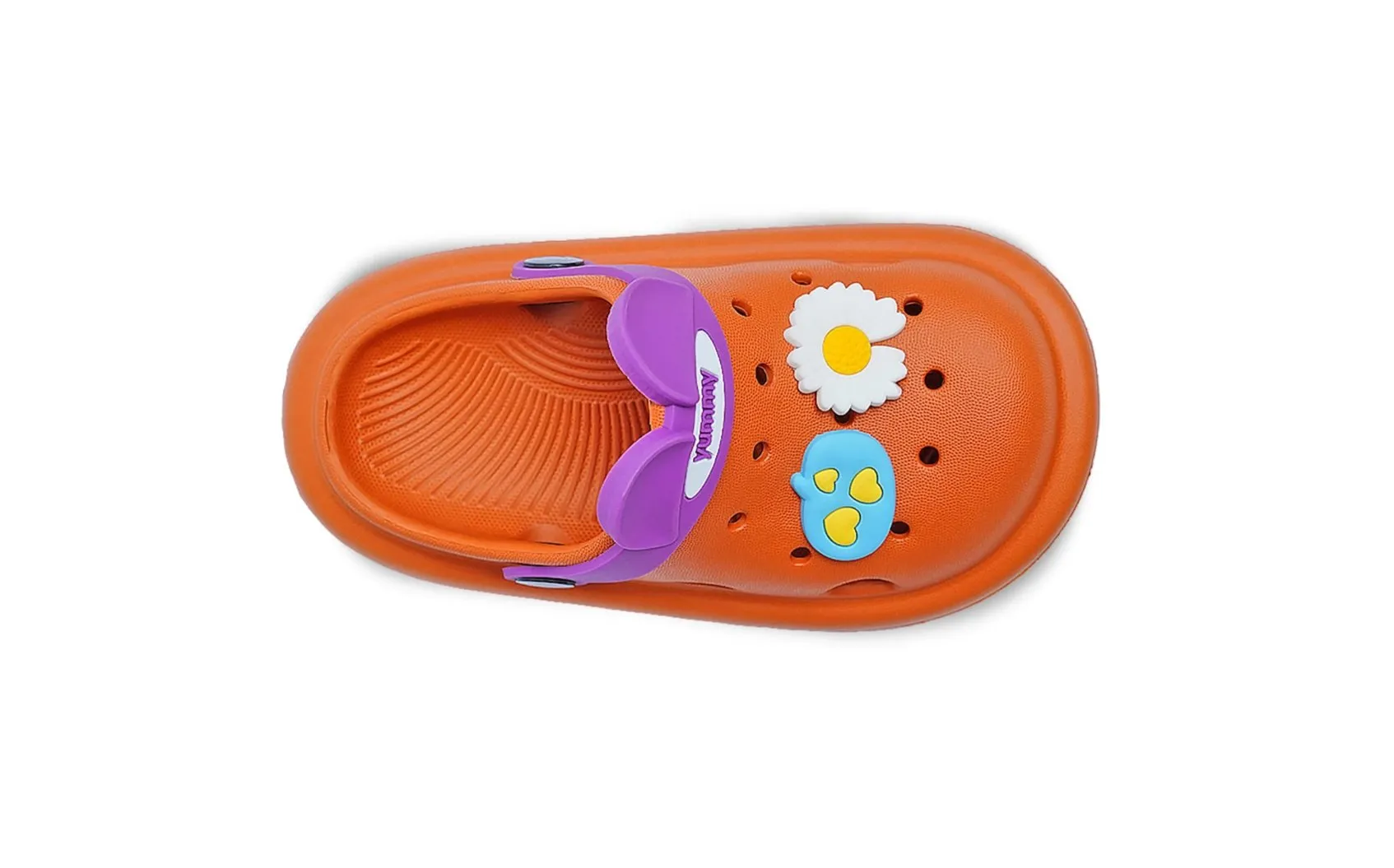 Pumpkin Patch Clogs in Orange