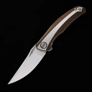 QUANTUM – M390 BLADE – TITANIUM HANDLE – MRBS – Modded By Alexey Konygin