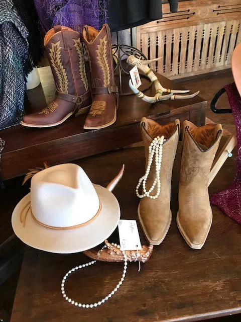 "The Classic City Suede" Short & Sassy Cowboy Boots