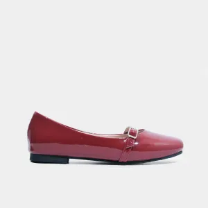 Rachel Flats (Maroon)