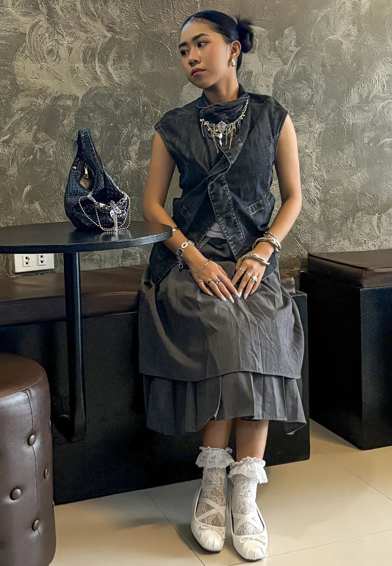 Recycled Faux Leather Ballet Flats By Ruw