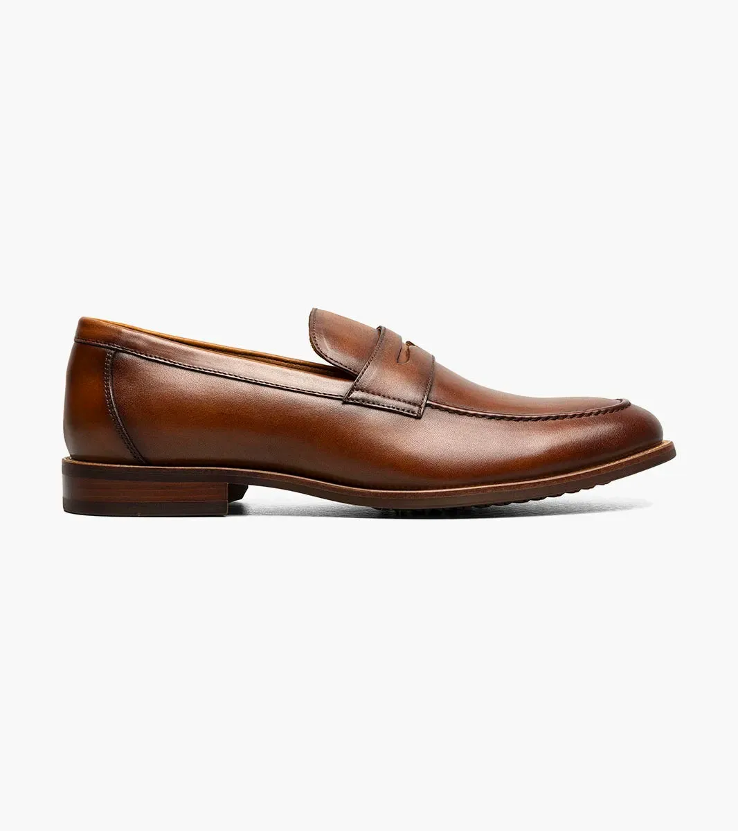Rucci Moc Toe Penny Loafer-Cognac| Florsheim