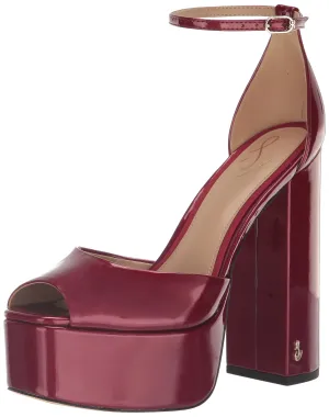 Sam Edelman Kori Heeled Sandal Holly Red 7 Medium