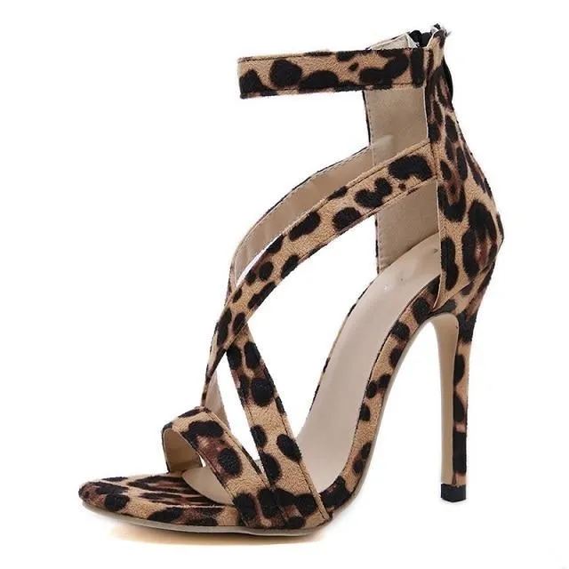 Sandals High Heels "Leopard"