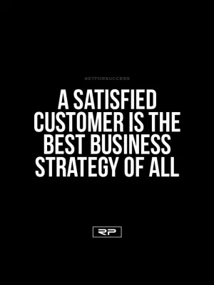 Satisfied Customer - 18x24 Poster