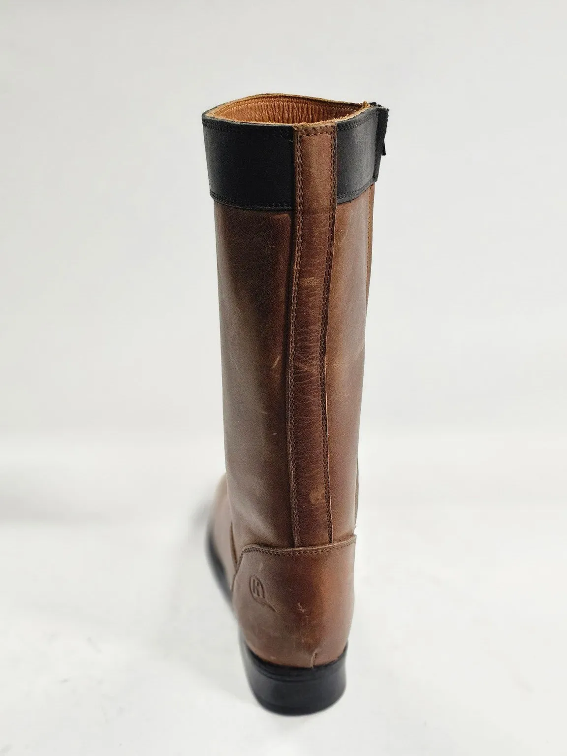 Selina Two-Tone Leather Boot