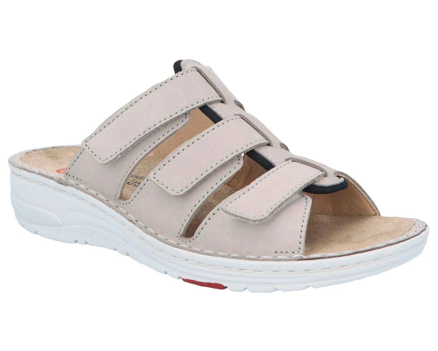SENTA Grey Nubuck Leather