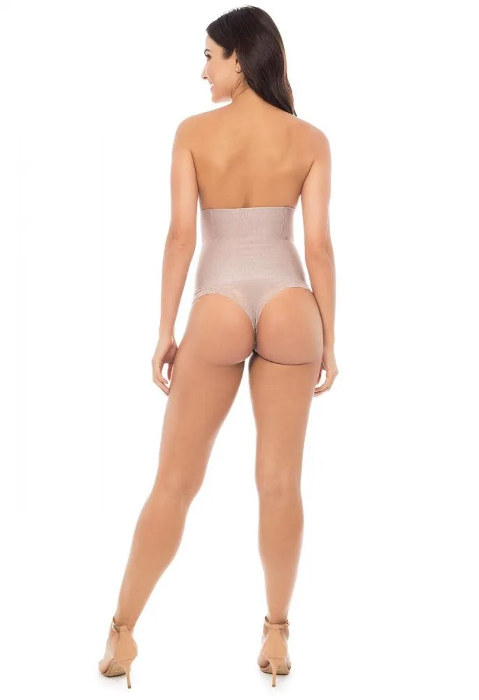 Shades - Lacy High Waist Panties Gloss Plié Shapewear