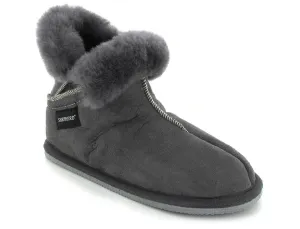 SHEPHERD Women Lambskin Boots 'Bella', asphalt