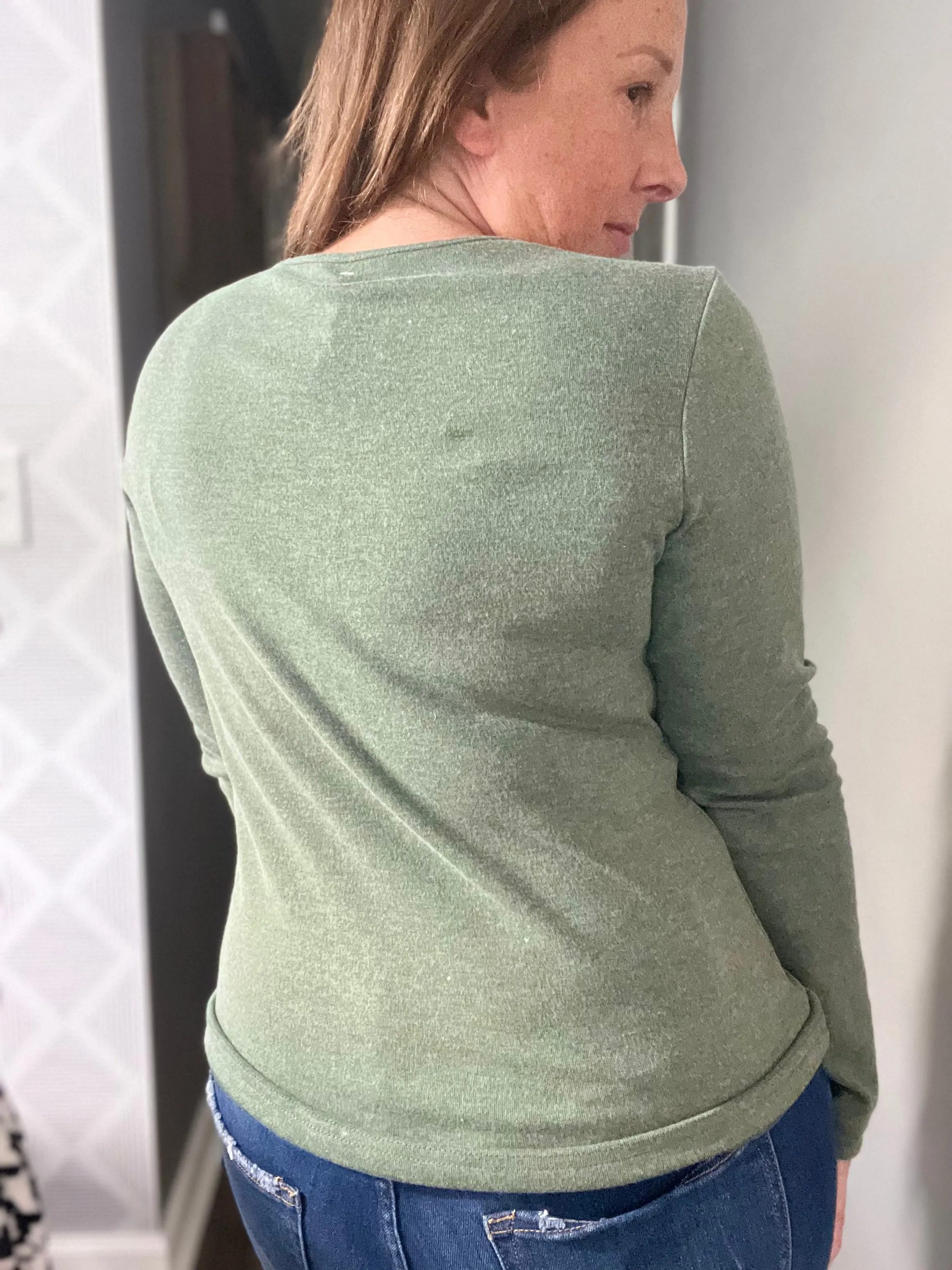 Snap Button Henley