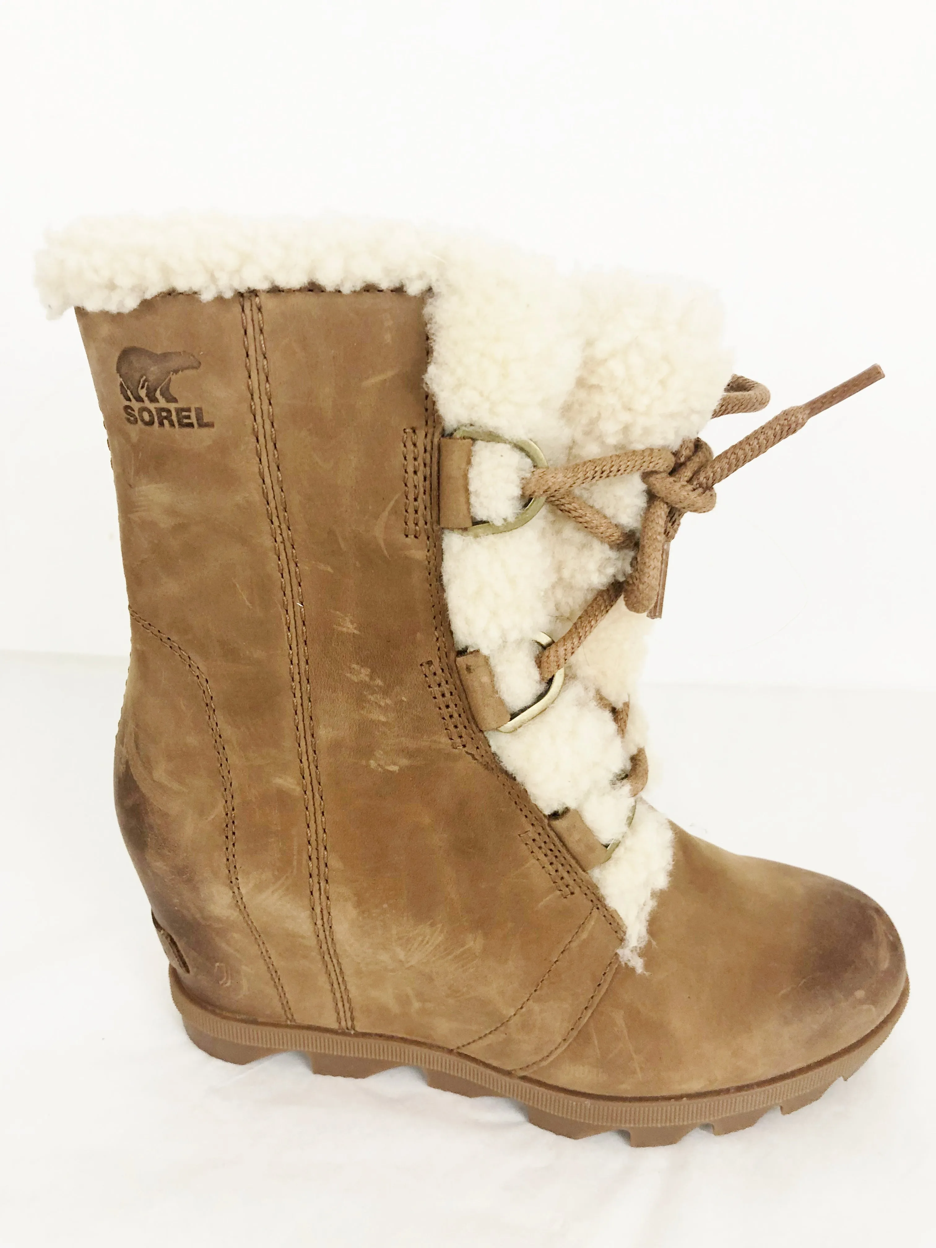 Sorel Joan of Arc Wedge Boots Size 7