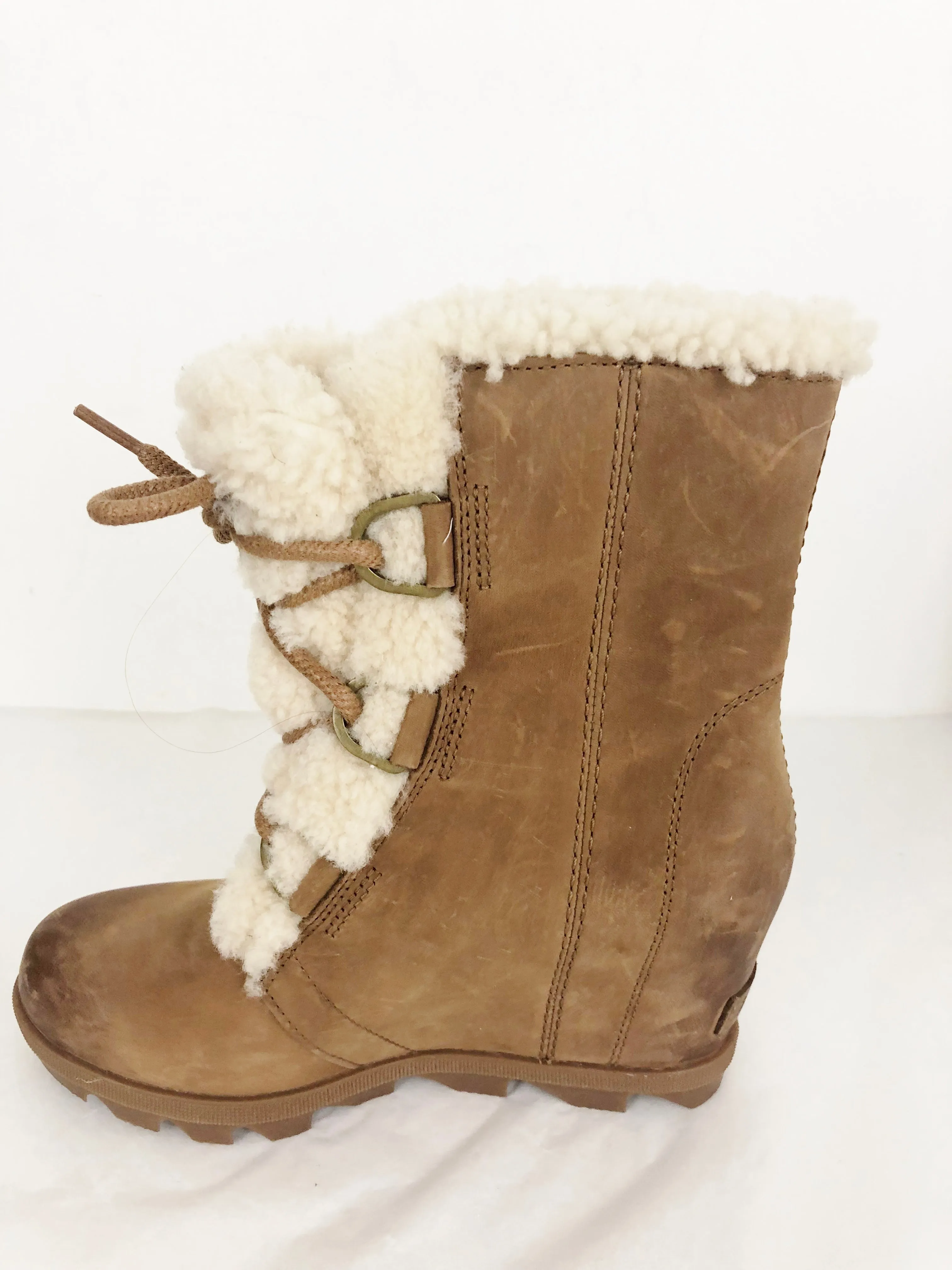 Sorel Joan of Arc Wedge Boots Size 7